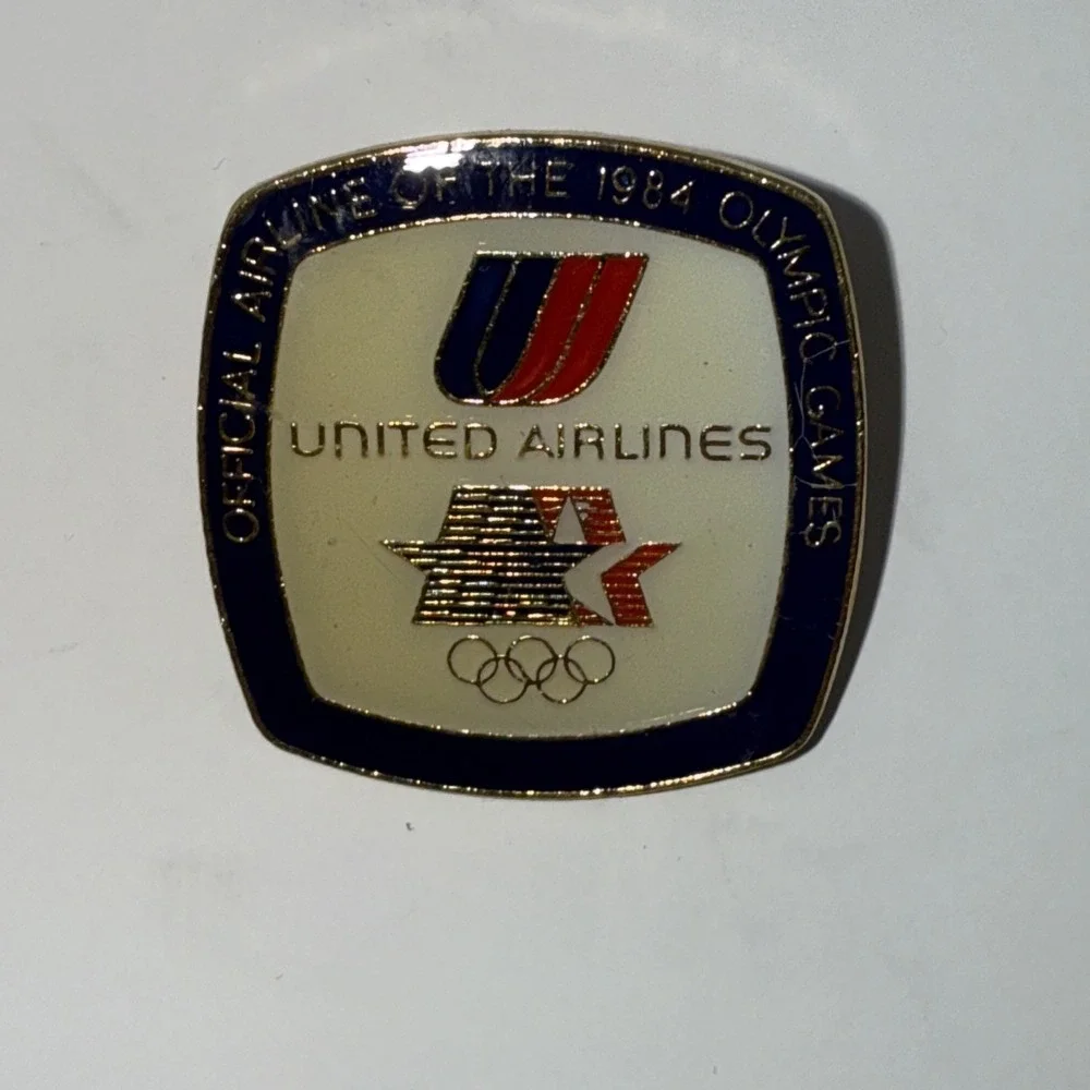 United Airlines Official Airline Of The 1994 Olympic Games Pin Large